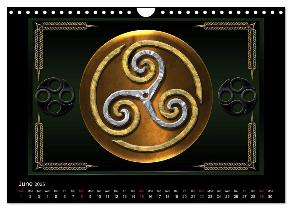 Celtic Symbols (CALVENDO Monthly Calendar 2025)