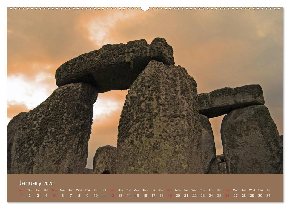 Magical Avebury and Stonehenge (CALVENDO Premium-Calendar 2025)