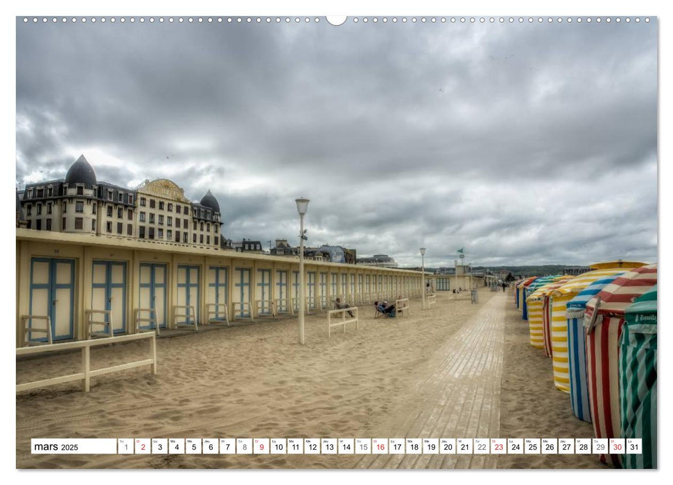 La côte fleurie entre Trouville et Cabourg (CALVENDO Calendrier supérieur 2025)