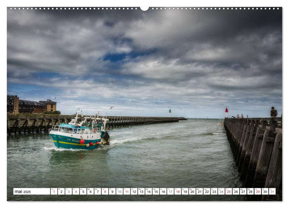 La côte fleurie entre Trouville et Cabourg (CALVENDO Calendrier supérieur 2025)