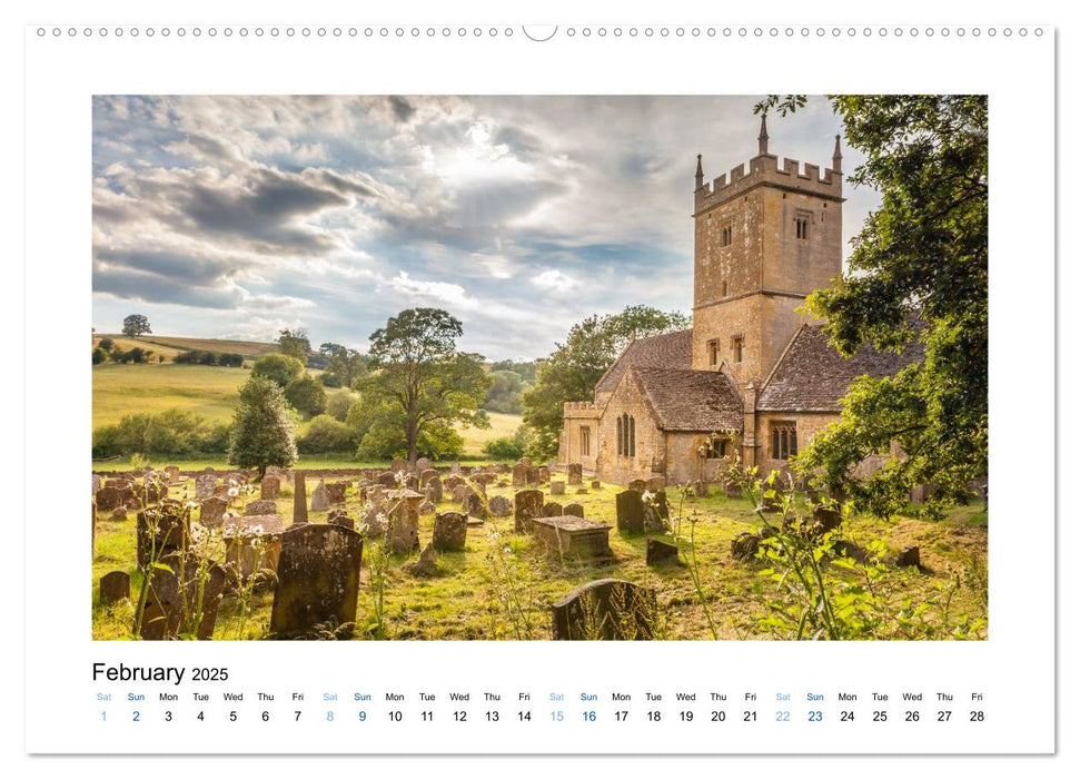 Cotswolds Gardens and Cottages (CALVENDO Premium-Calendar 2025)