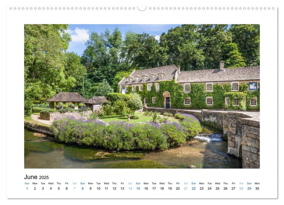 Cotswolds Gardens and Cottages (CALVENDO Premium-Calendar 2025)