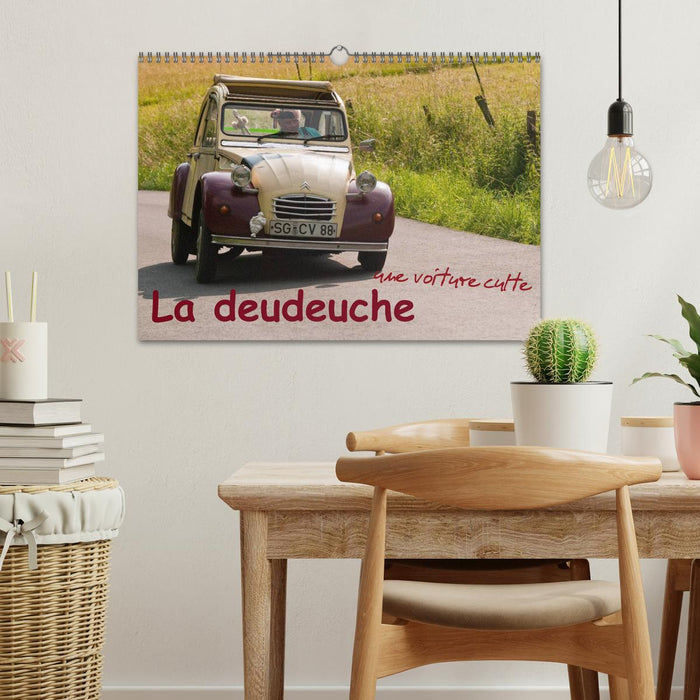 La deudeuche une voiture culte (CALVENDO Calendrier mensuel 2025)