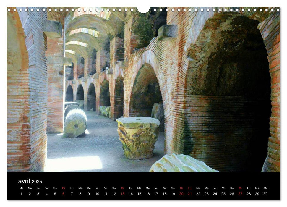 Naples... et Campanie (CALVENDO Calendrier mensuel 2025)