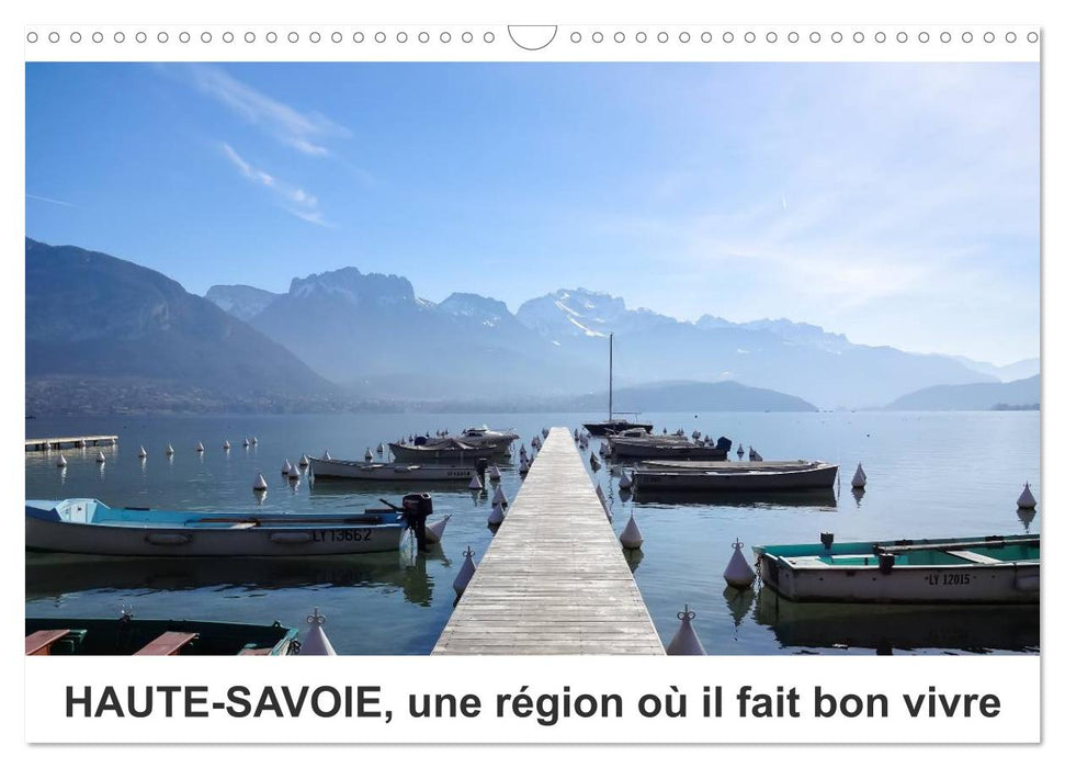 HAUTE-SAVOIE, une région où il fait bon vivre (CALVENDO Calendrier mensuel 2025)