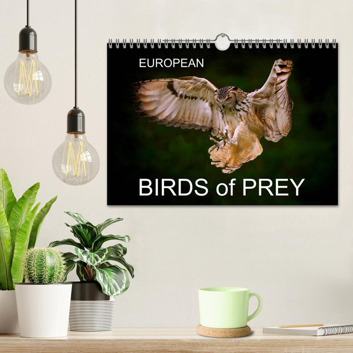 EUROPEAN BIRDS of PREY (CALVENDO Monthly Calendar 2025)