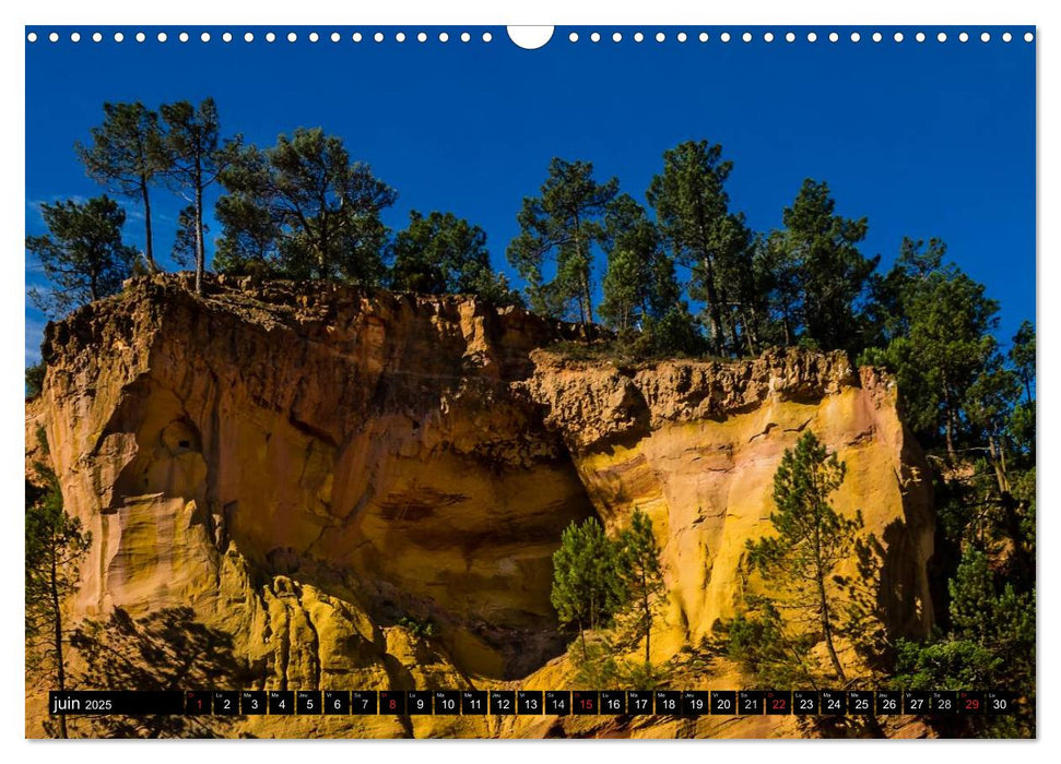 Un été en Provence dans le Luberon (CALVENDO Calendrier mensuel 2025)