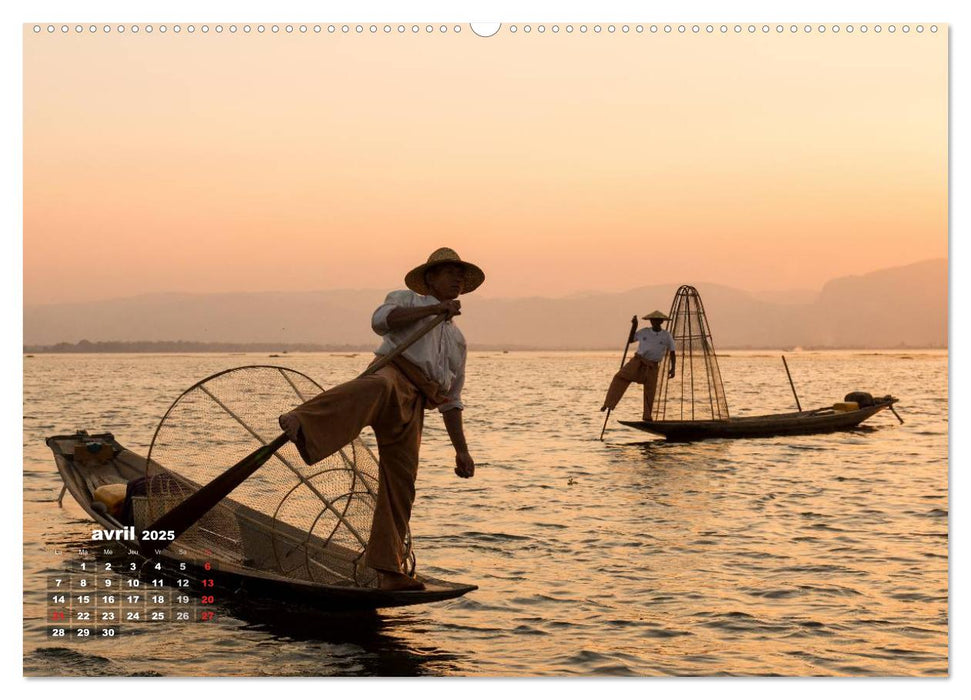 BIRMANIE MYANMAR (CALVENDO Calendrier supérieur 2025)