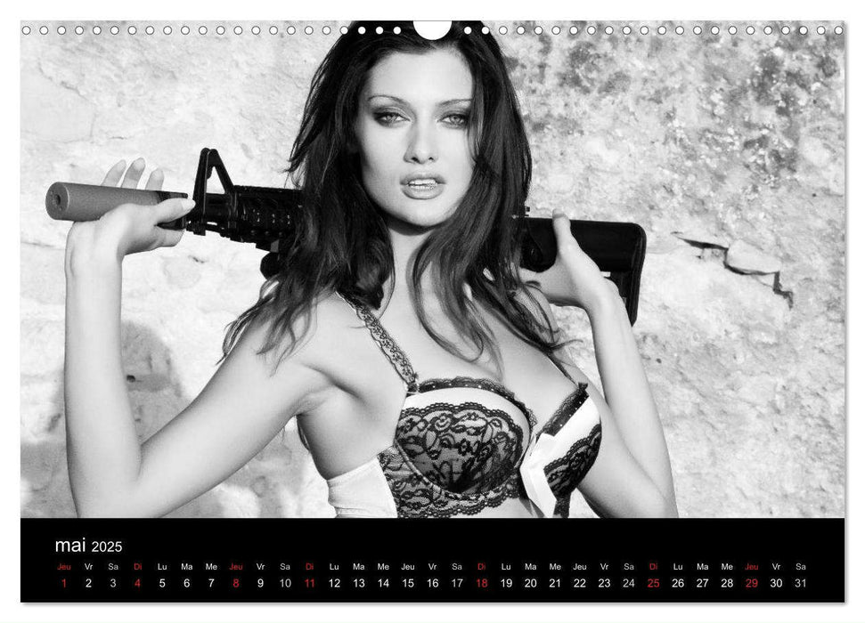 Sexy Armes (CALVENDO Calendrier mensuel 2025)