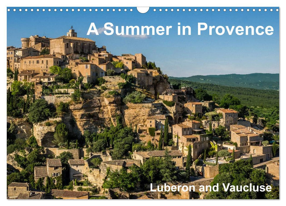 A Summer in Provence: Luberon and Vaucluse (CALVENDO Monthly Calendar 2025)