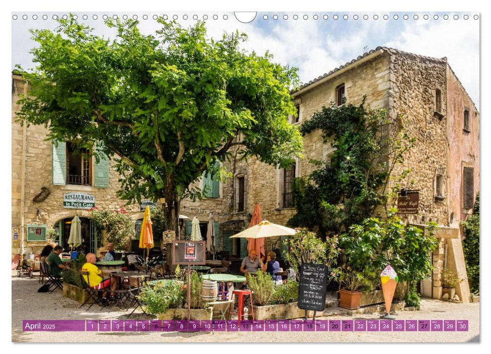 A Summer in Provence: Luberon and Vaucluse (CALVENDO Monthly Calendar 2025)