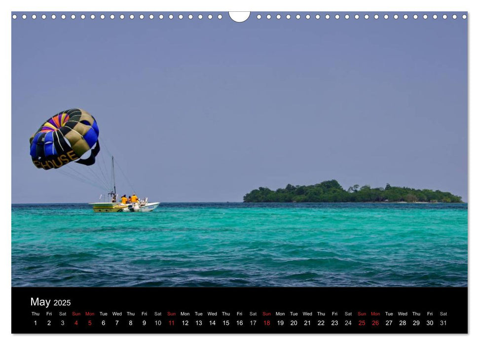 Jamaica Sun and Beaches (CALVENDO Monthly Calendar 2025)