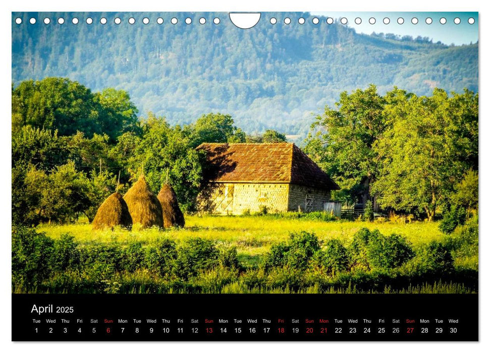 Landscapes from Romania (CALVENDO Monthly Calendar 2025)