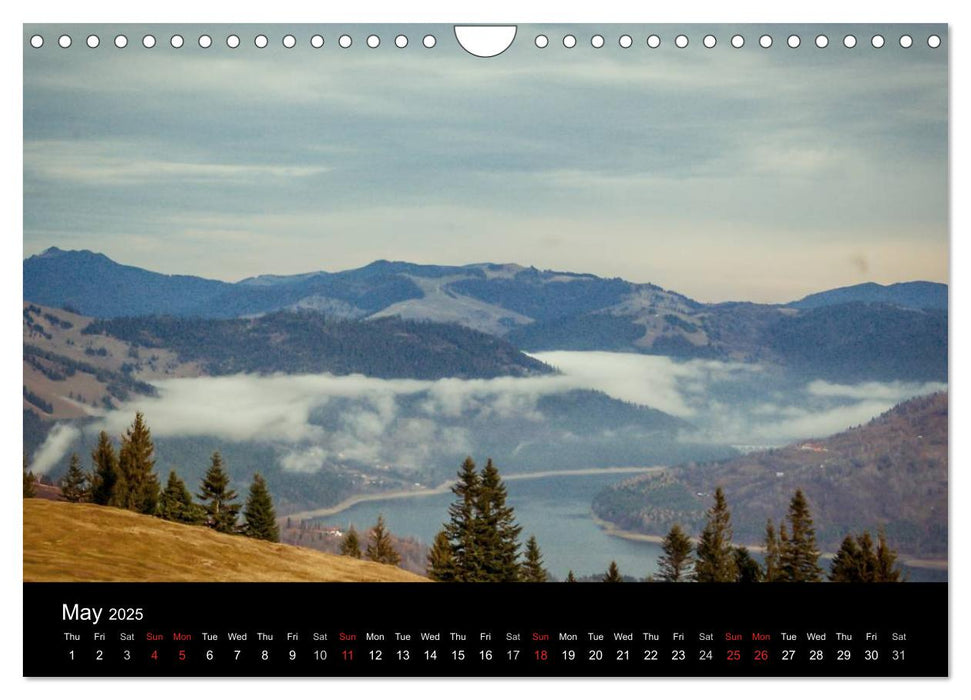 Landscapes from Romania (CALVENDO Monthly Calendar 2025)