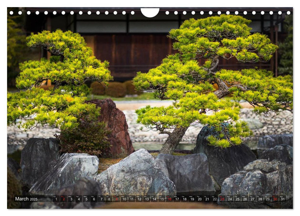 Japan Shrines, Temples, Metropolises (CALVENDO Monthly Calendar 2025)