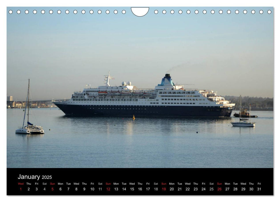 Cruise Southampton (CALVENDO Monthly Calendar 2025)