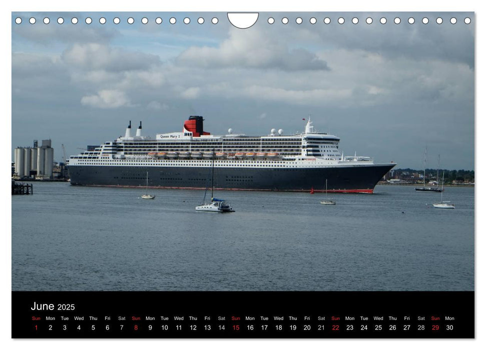 Cruise Southampton (CALVENDO Monthly Calendar 2025)