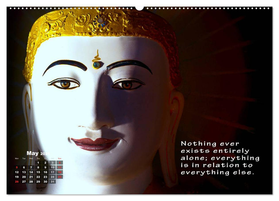 WORDS OF BUDDHA BUDDHIST WISDOMS (CALVENDO Premium-Calendar 2025)