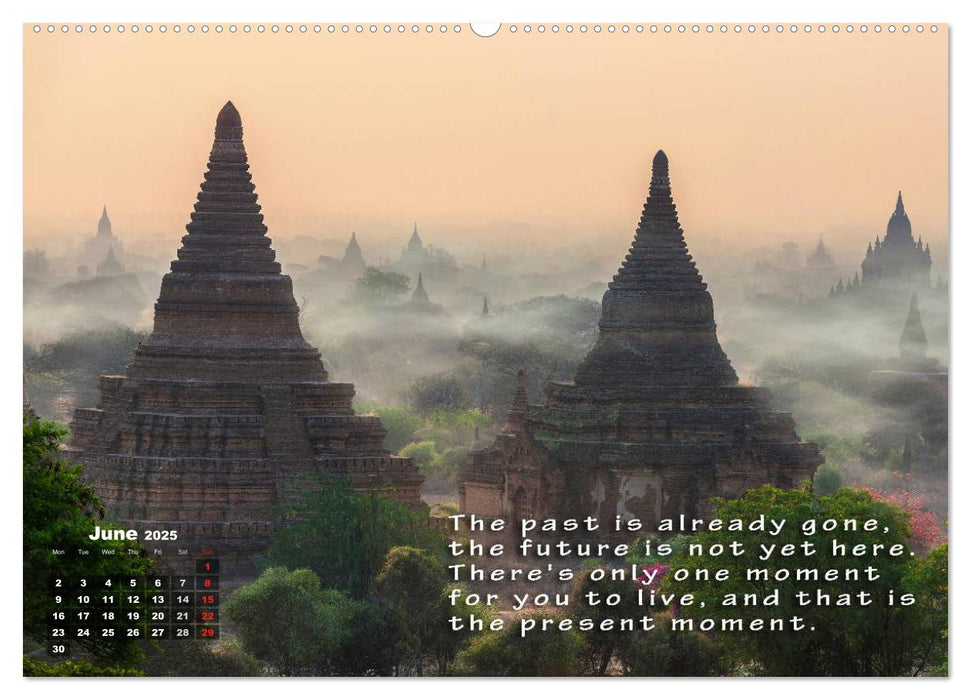 WORDS OF BUDDHA BUDDHIST WISDOMS (CALVENDO Premium-Calendar 2025)