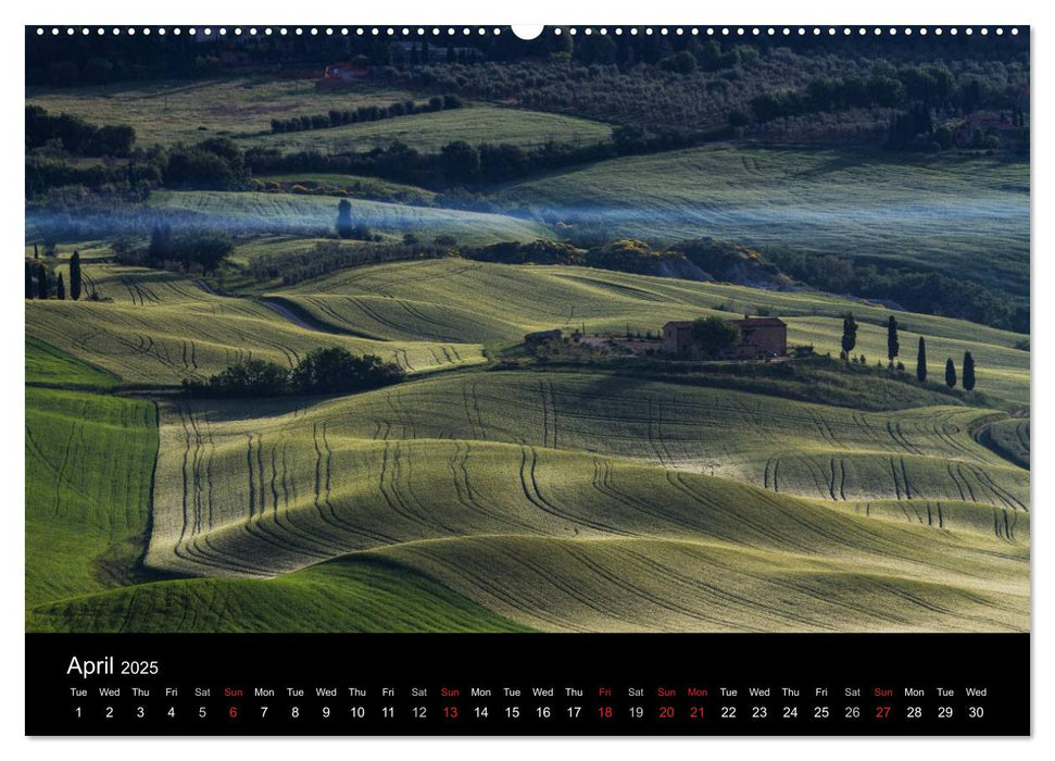 Tuscany Amazing Val d'Orcia (CALVENDO Premium-Calendar 2025)