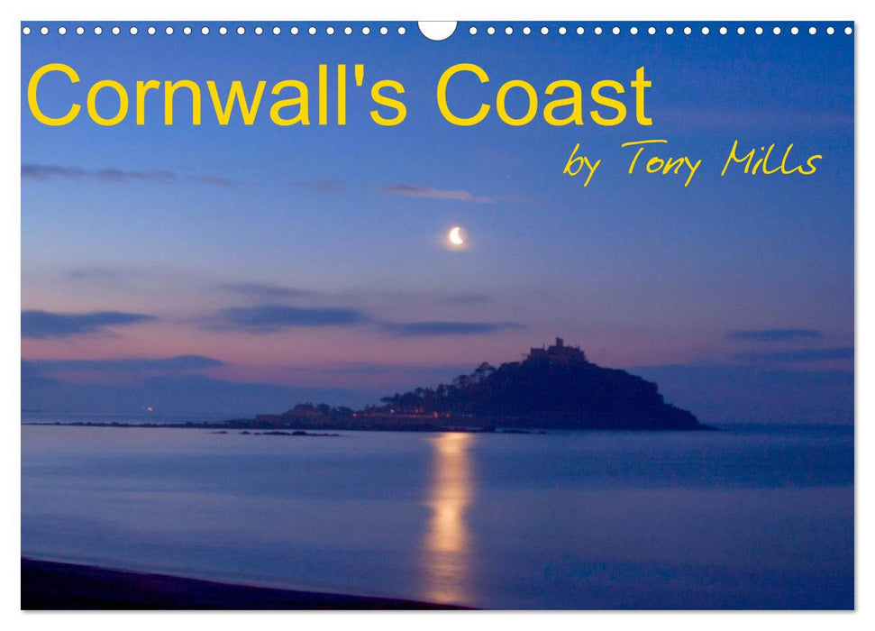 Cornwall's Coast by Tony Mills (CALVENDO Monthly Calendar 2025)