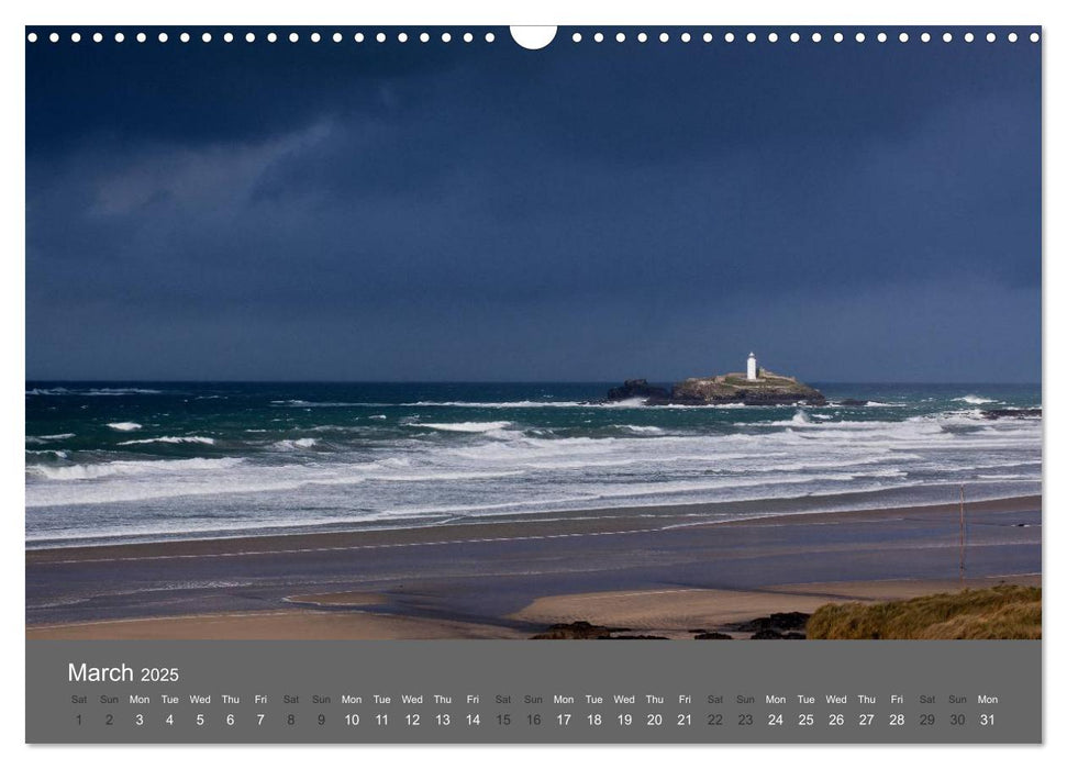 Cornwall's Coast by Tony Mills (CALVENDO Monthly Calendar 2025)