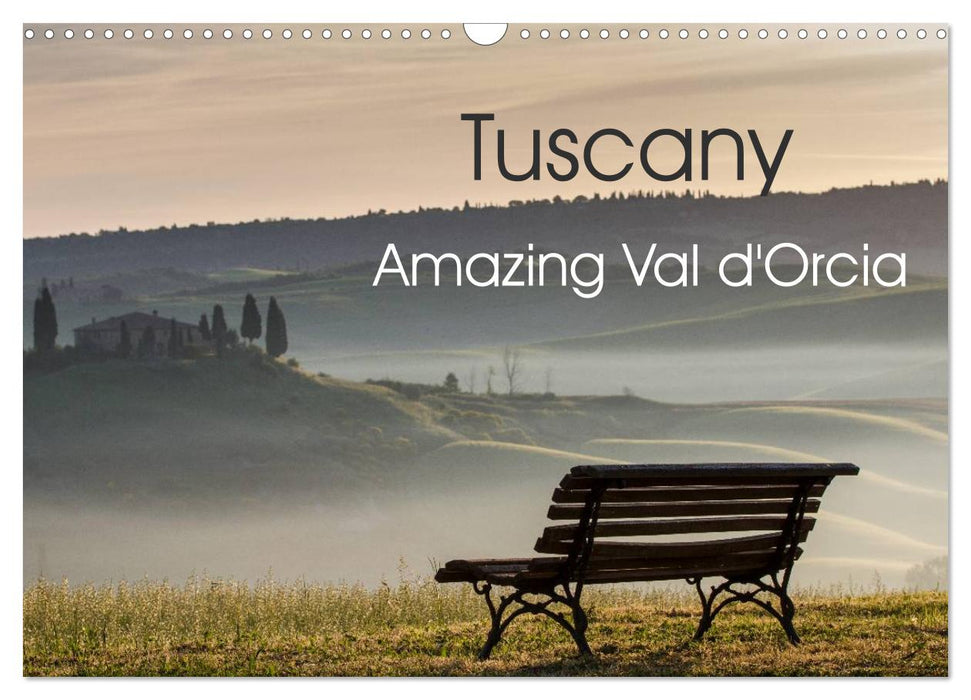 Tuscany Amazing Val d'Orcia (CALVENDO Monthly Calendar 2025)