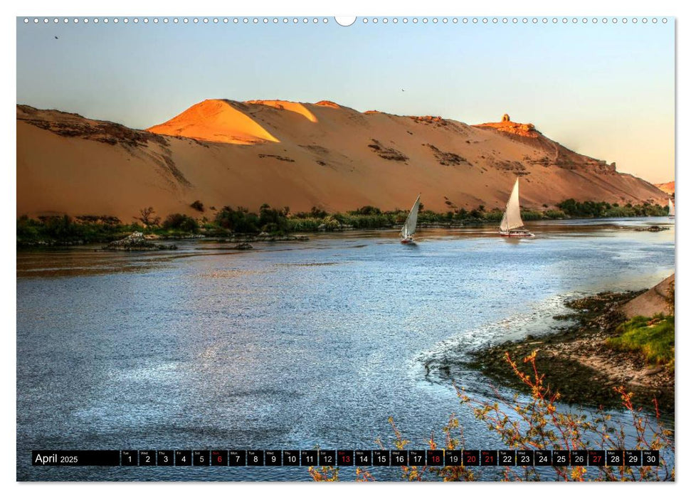 Egypt - from Abu Simbel to the Sphinx (CALVENDO Premium-Calendar 2025)