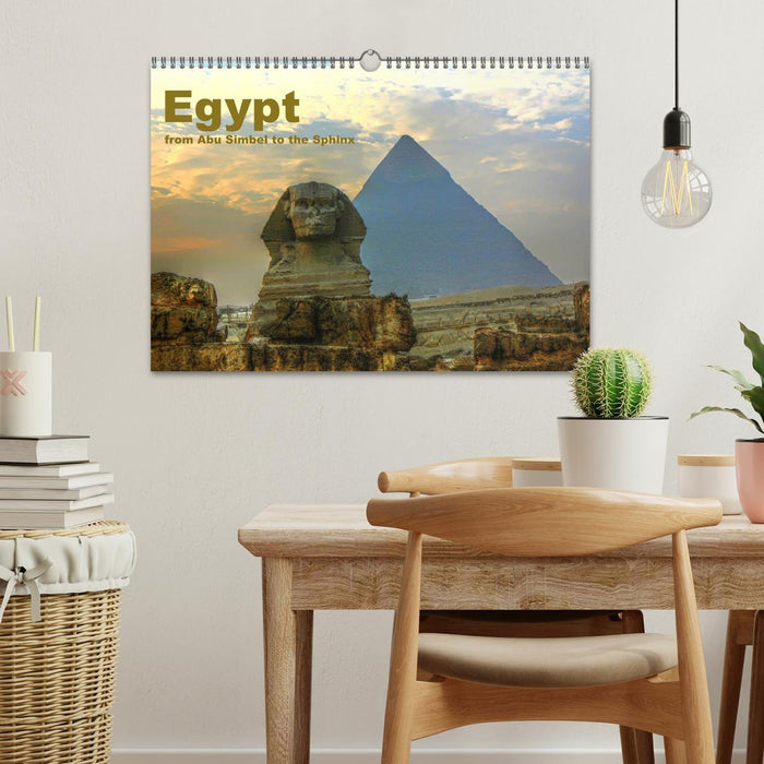 Egypt - from Abu Simbel to the Sphinx (CALVENDO Monthly Calendar 2025)