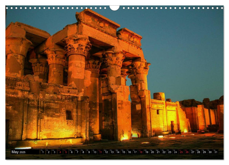 Egypt - from Abu Simbel to the Sphinx (CALVENDO Monthly Calendar 2025)