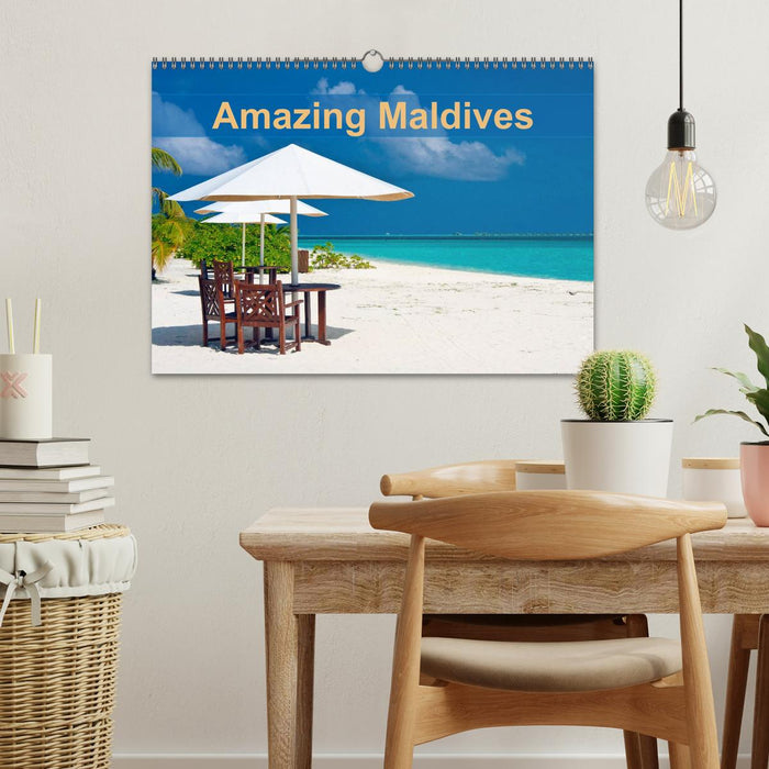 Amazing Maldives (CALVENDO Monthly Calendar 2025)