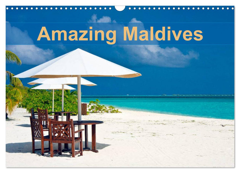 Amazing Maldives (CALVENDO Monthly Calendar 2025)