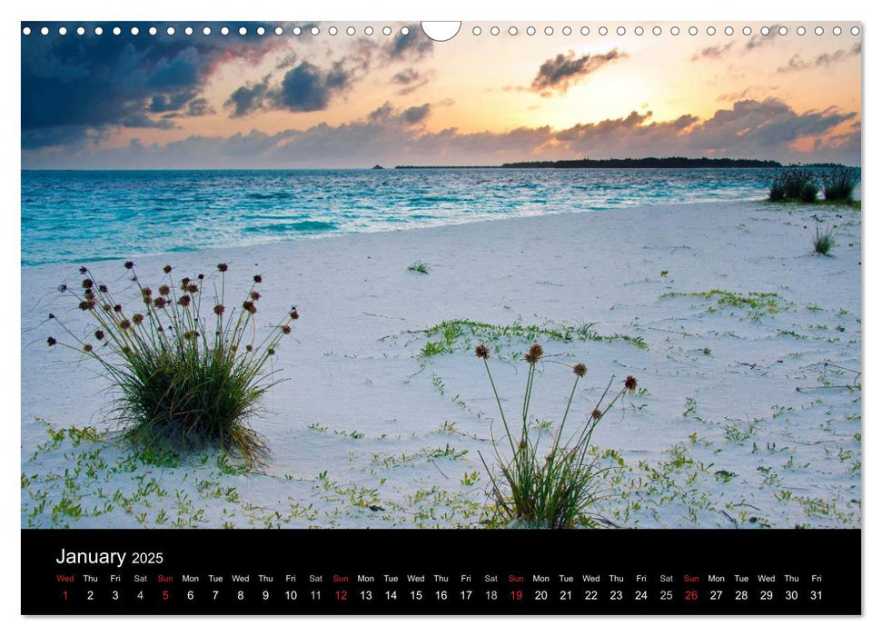 Amazing Maldives (CALVENDO Monthly Calendar 2025)