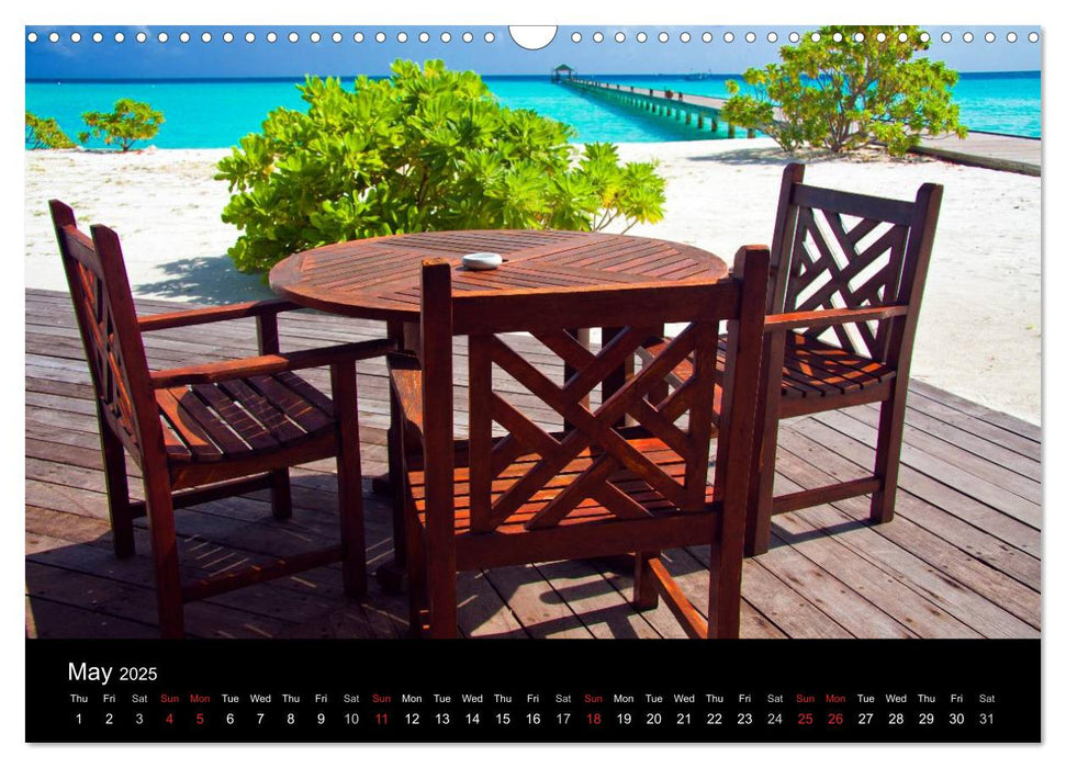 Amazing Maldives (CALVENDO Monthly Calendar 2025)