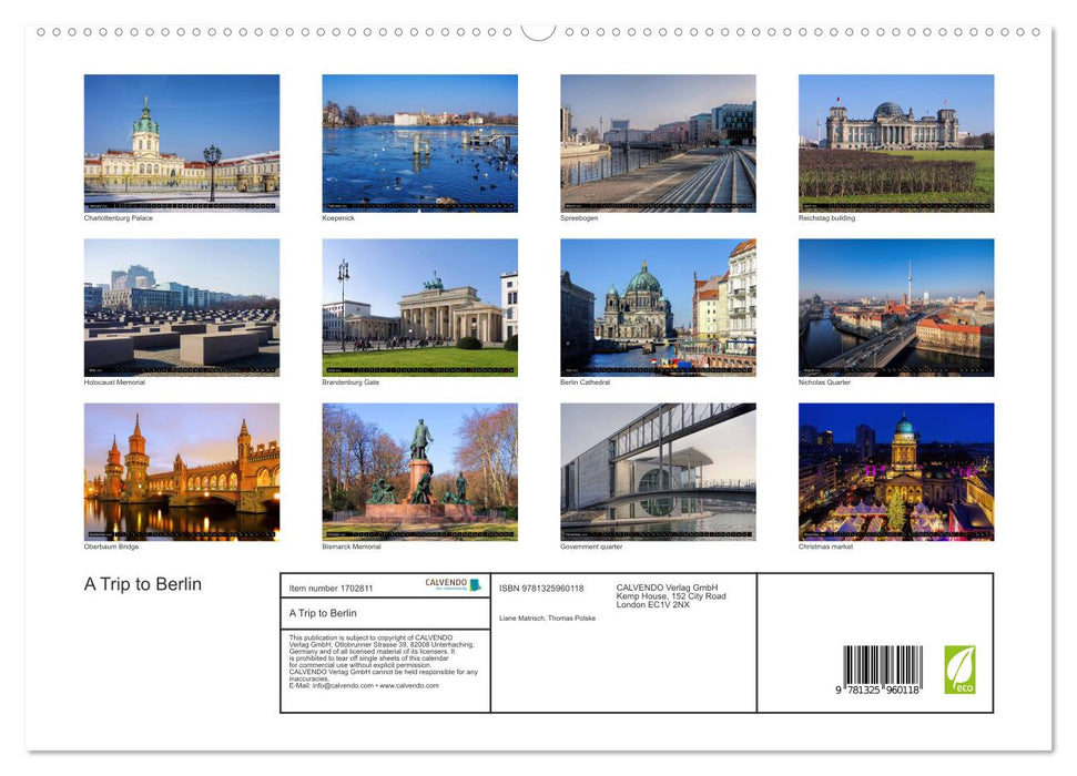 A Trip to Berlin (CALVENDO Premium-Calendar 2025)