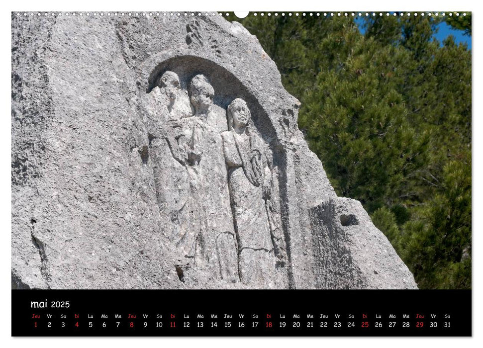 Les Baux de Provence Un des plus beaux villages de France (CALVENDO Calendrier supérieur 2025)