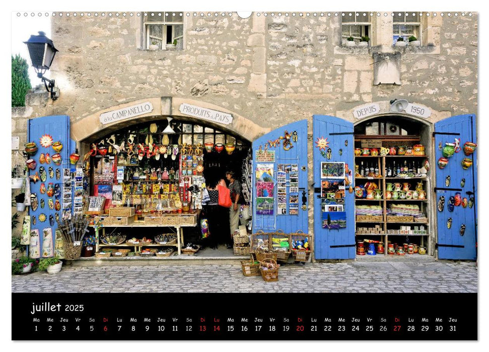 Les Baux de Provence Un des plus beaux villages de France (CALVENDO Calendrier supérieur 2025)