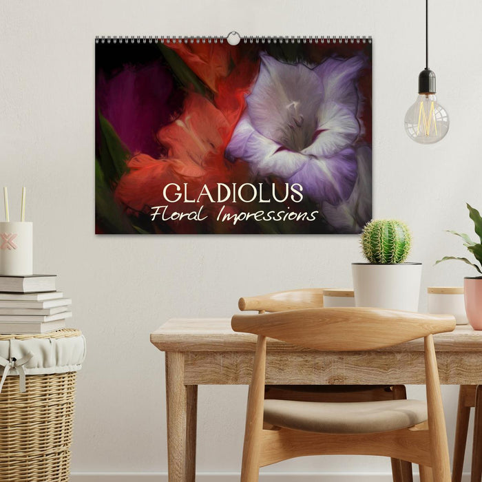 Gladiolus Floral Impressions (CALVENDO Monthly Calendar 2025)