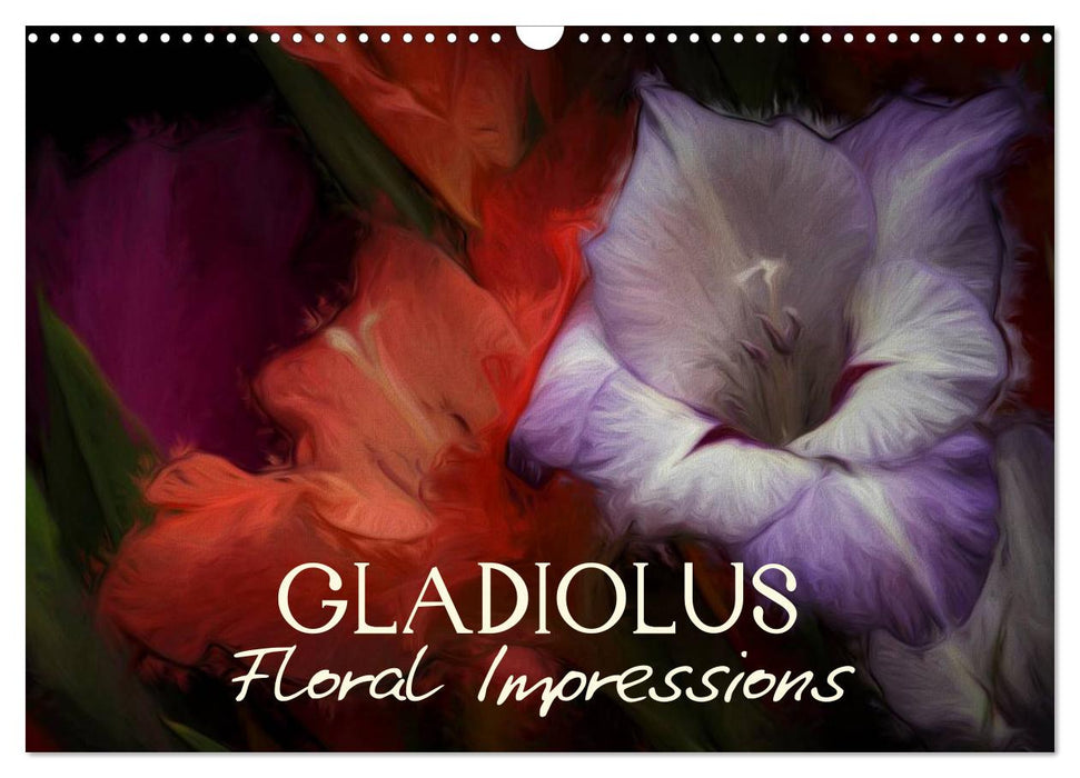 Gladiolus Floral Impressions (CALVENDO Monthly Calendar 2025)