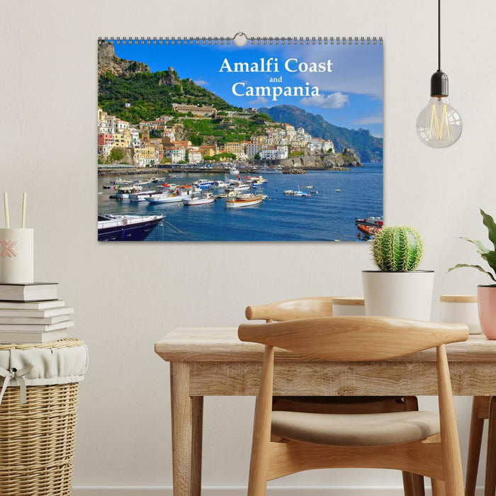 Amalfi Coast and Campania (CALVENDO Monthly Calendar 2025)