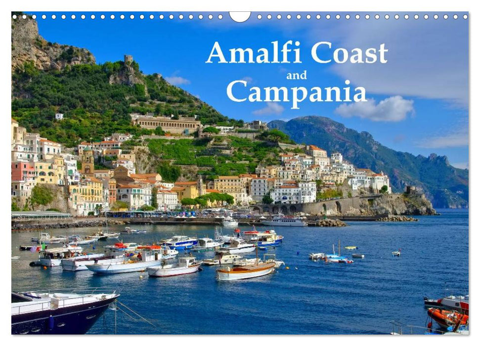 Amalfi Coast and Campania (CALVENDO Monthly Calendar 2025)