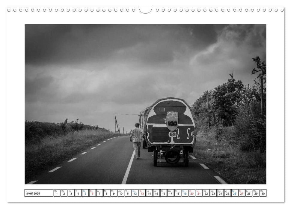 Sur la route avec le Cirque Bidon (CALVENDO Calendrier mensuel 2025)