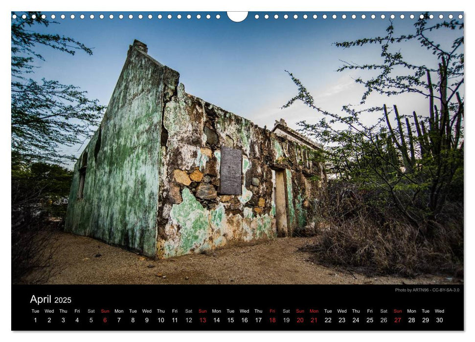 Monuments of Aruba 2025 (CALVENDO Monthly Calendar 2025)