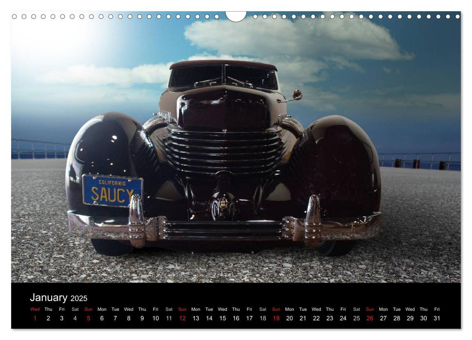 Classic Cars (CALVENDO Monthly Calendar 2025)