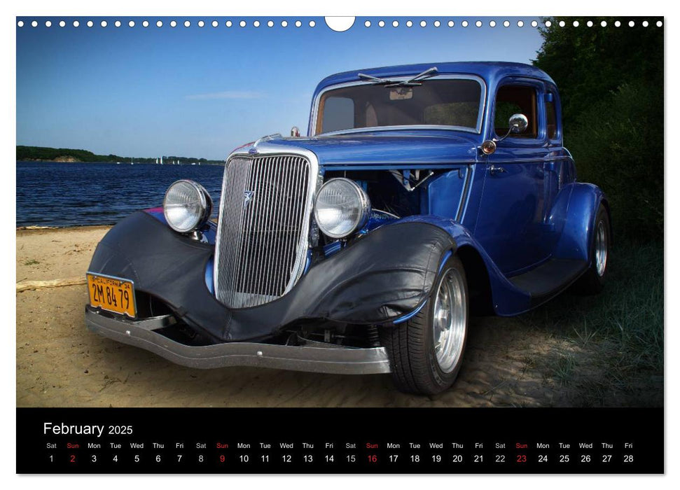 Classic Cars (CALVENDO Monthly Calendar 2025)