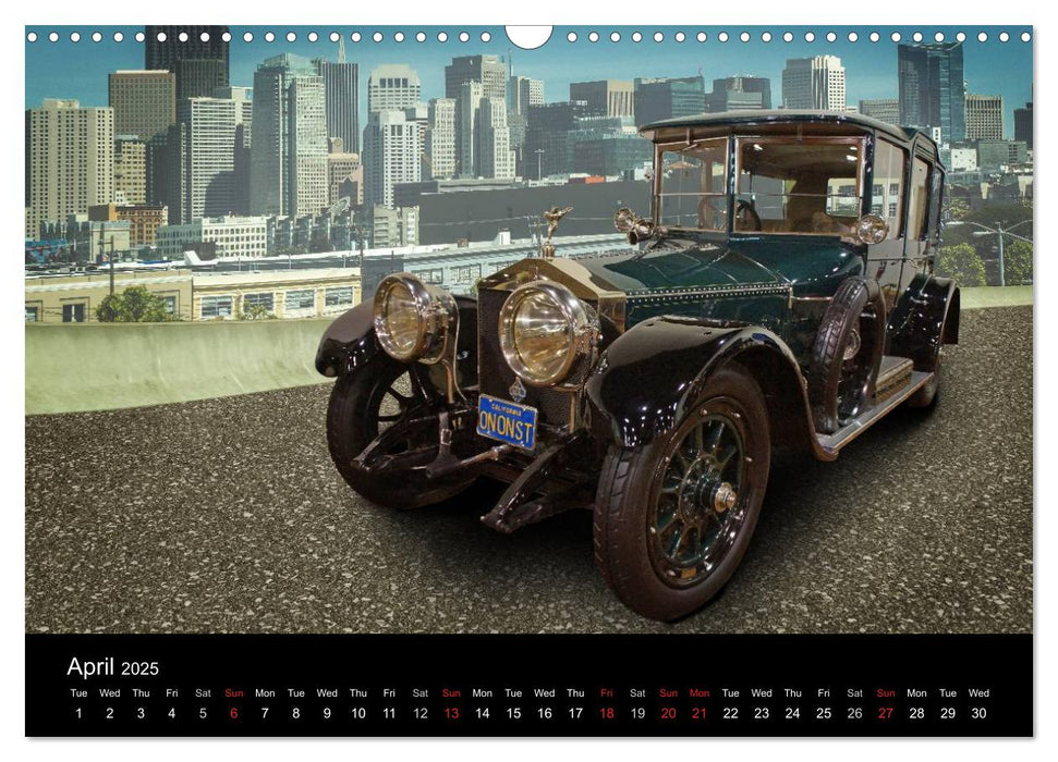 Classic Cars (CALVENDO Monthly Calendar 2025)