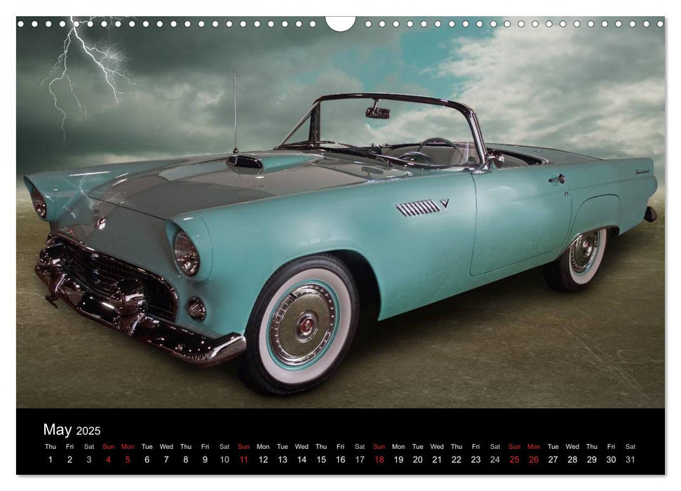 Classic Cars (CALVENDO Monthly Calendar 2025)