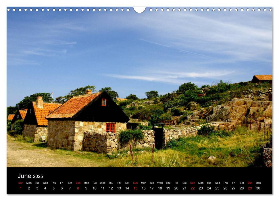 Bornholm - Denmark (CALVENDO Monthly Calendar 2025)