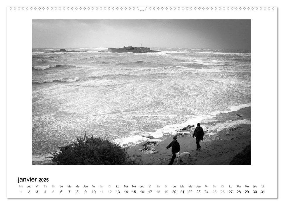 La mer en colère (CALVENDO Calendrier supérieur 2025)