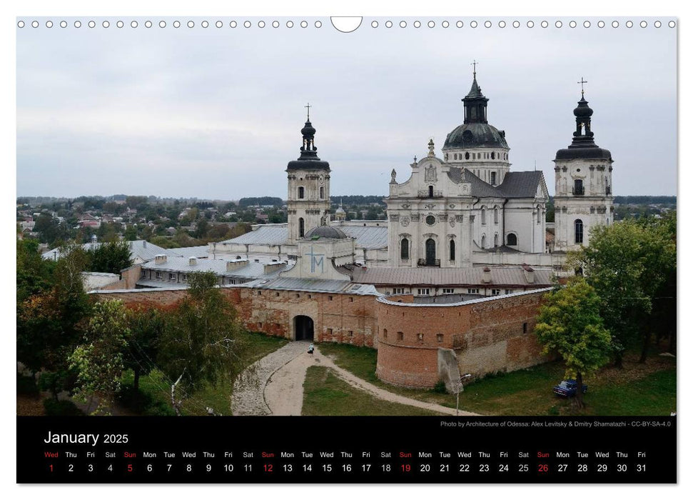 Monuments of Ukraine 2025 (CALVENDO Monthly Calendar 2025)